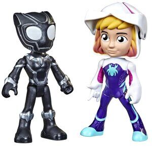 4 Inch Spidey and His Amazing Friends Marvel Ghost-Spider and Black Panther